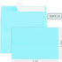 50 Pack 4x6 Envelopes, A4 Sky Blue Envelopes Self Seal, Printable Envelopes for Invitation, Baby Shower, Birthday Party, Wedding, Postcards, Maili...