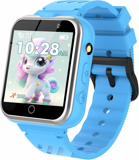 Kids Smart Watches,Gifts for Age 3-12 Boys Girls Dual Camera Touchscreen,Unicorn Digital Smart Watch for Kids with 24 Games, Pedometers?Music, Cal...