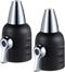 Feekoon Jet Nozzle with Shut Off, 3/4" GHT Sweeper Garden Hose End Zinc Nozzle with Shut Off Valve, Water Hose Sprayer Jet Nozzle for Garden Water...