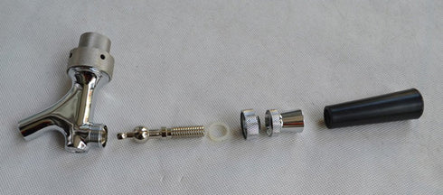 Mobile Faucet Tap for Cornelius Ball Lock Disconnect Attached Beer Wine Kegs...