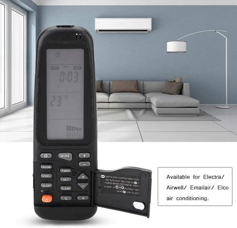 RC-3 25 in 1 Air Conditioner Remote Control Replacement for Electra/Airwell/Emailair/Elco, for RC YKR-M/001E, RC-3 YKR-M/002E, RC-3 VAV YKR-F/010 ...
