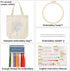 YJGMY Beginner Canvas Handbag Embroidery Set, Simple Embroidery, Cross Stitch Set, Including Printed Embroidery Bag with 1 Embroidery Ring, Needle...