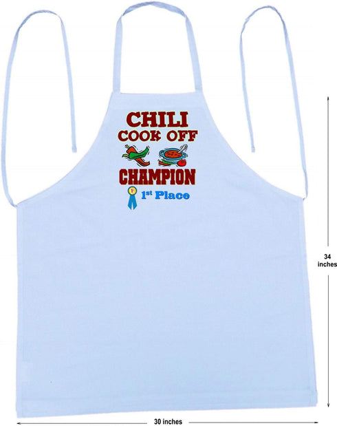 Chili Cook Off Champion Apron First Place, Chili Contest Award Winning Apron, Best Chili Cook Competition Prize...