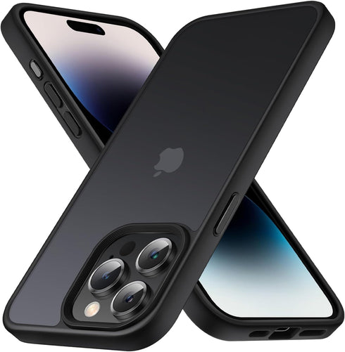 for iPhone 15 Pro Phone Case, Shockproof for iPhone 15 Pro Case, Military Grade Drop Protection, Protective Hard Back Slim Translucent Case for iP...