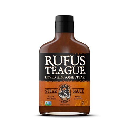 Rufus Teague - Spicy Steak Sauce - Premium Steak Sauce - 7 oz. Bottle...