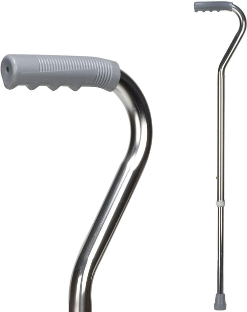 DMI Walking Cane for Adult Men and Women, FSA Eligible, Lightweight and Adjustable, Ergonomic Hand Grip and Wrist Strap...