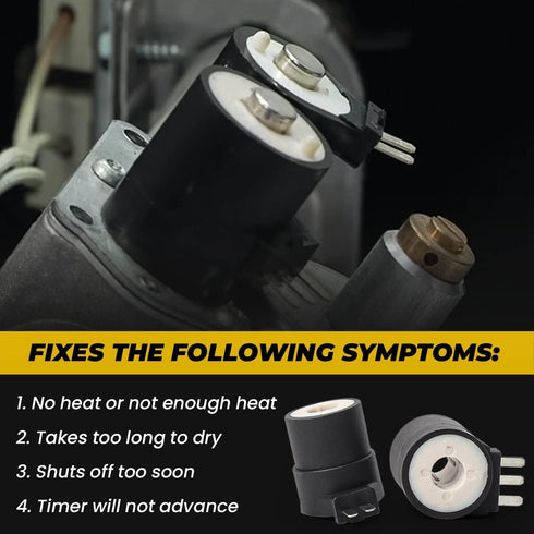 Lifetime 279834 Dryer Gas Valve Ignition Solenoid Coil Kit Replacement by Seentech - Exact fit for Whirlpool,Maytag,KitchenAid Dryers - Replace 12001349,14201336,14201452,14202750,14205025,14210032