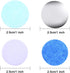 TecUnite Round Tissue Paper Table Confetti Dots for Wedding Birthday Party Decoration, 1.76 oz(White Blue Confetti,2.5 cm)...