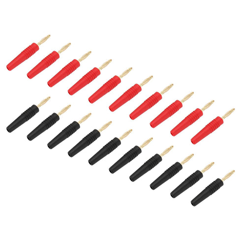 5 Set Banana Plug Wire Kit 10A, Solder Connect 2mm Test Testing Cable, Electrical Inspection Tool for Home Industry...