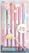 6 Pcs Gel Ink Pens Cartoon Retractable Pens Cute Animal Pen 0.5mm Ballpoint Pen Office School Supplies for Girls (Sakura)...