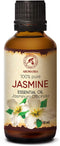 Jasmine Oleoresin Essential Oil 1.7 Fl Oz - Jasminum Officinale - Pure & Natural - Jasmine Essential Oil for Diffuser - Aromatherapy - Relaxation ...