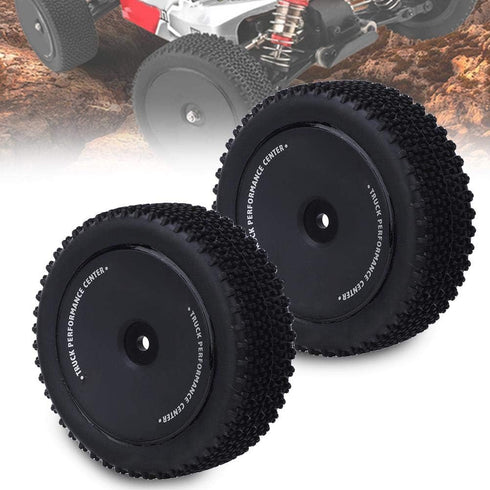 2PCS RC Car Tire, RC Front Tyre Off-Road Wheels Compatible for Wltoys 144001 1/14 RC Car((144001-1269)) Wltoys 144001 Tires Wltoys 144001 Replacem...