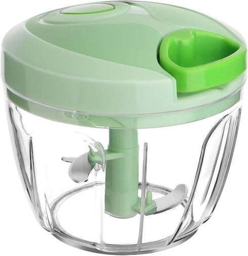 Vegetable Chopper Manual Food Processor, Veggie Chopper Cutter for Salad Garlic Nut Onion...