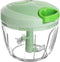 Vegetable Chopper Manual Food Processor, Veggie Chopper Cutter for Salad Garlic Nut Onion...