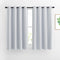 NICETOWN Greyish White Room Darkening Curtains - Window Treatment Thermal Insulated Grommet Panels/Drapes for Bedroom (2 Panels, 52 by 54)...