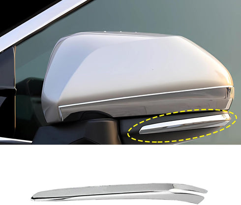 Chrome Rear View Mirror Molding Trim Car Left Side Door Mirror Guard Strip Decoration for Toyota Camry 2019 2020 2021 2022 2023 Driver Side Replac...