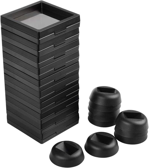 Set of 10 Pcs Black Diamond Shape Display 3D Floating Frame Display Holder Stands ?Medallions, Jewelry?Challenge Coin?2.75 x 2.75 x 0.75 inches...