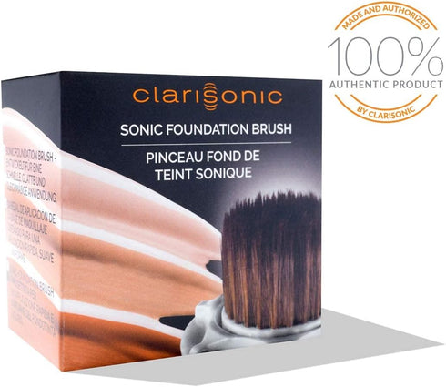 Clarisonic Sonic Foundation Makeup Brush Compatible with Mia 1, Mia 2, Mia Fit, Alpha Fit, Smart Profile Uplift and Alpha Fit X, 1 Count...