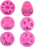 Flower Fondant Cake Silicone Mould Flower and Butterfly Candy Molds - for Cake Decoration,Chocolate Fudge, Polymer Clay, Soap, Confectionery Proje...