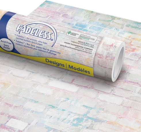 Fadeless Bulletin Board Paper, Fade-Resistant Paper for Classroom Decor, 48” x 12', Graffiti Wall, 1 Roll...