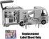 Replacement Labels for Barbie Doll Dream-Camper Playset - FBR34 ~ Replacement Camper Stickers ~ Set A...