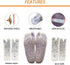 Reflexology Socks|Foot Massage Tool for Neuropathy & Trigger Point Relief|Relaxation Foot Pain Relief Remedy for Foot Massage (Men+New Gloves)...