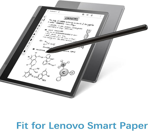 Black Smart Paper Pen for Lenovo Smart Paper, Smart Paper Stylus Pen, 4096 Pressure Levels, Smart Paper Digital Pen Replacement + 5 Tips/Nibs...