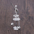 Veemoon Perpetual Motion Desktop Ornament Metal Balance Decoration Small Physics Decor Perpetual Motion Machines Energy Desk Mini Iron Art Decor f...