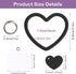 Heart Loop Phone Lanyard, Smart Phone Hand Wrist Lanyard Strap with Key Chain Holder Compatible with Most Smartphones for Cell Phone Case Keys ID ...