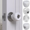 Innovative Door Knob Safety Cover for Kids (4 Pack) New Hidden Holes Covers and Lockable Design Babyproof Door knob Handle Cover - No Screwdriver ...