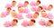 72pcs Mini Plastic Baby Favor Supplies for Baby Shower and Ice Cube Game, 1 Inch Party Cake King Cake Babies King Cake Baby (Pink)...