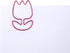Tulip Flower Shaped Paper Clips Great for Paper Clip Collectors or Office Gift - Comes in Round Tin with Lid and Gift Box (100 Count Pink)...