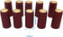 Heat Shrink Capsules, 100 Pcs Wine Brewing Caps Matte Surface Oriental Red For Professional and Home Use...