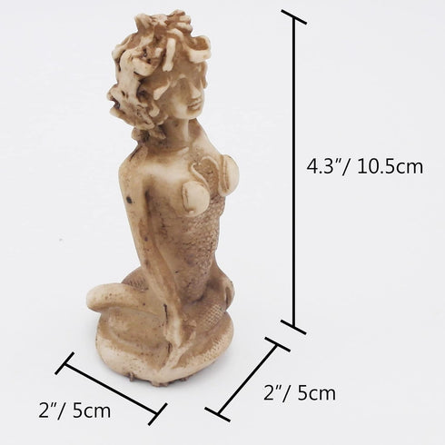 Medusa Aquarium Fish Tank Decorations Ancient Greek Myth Statues Figurine Sculpture Reptile Turtle Lizard Spider Tanks Terrarium Décor Ornament Pe...
