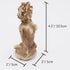 Medusa Aquarium Fish Tank Decorations Ancient Greek Myth Statues Figurine Sculpture Reptile Turtle Lizard Spider Tanks Terrarium Décor Ornament Pe...