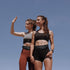 Running Belt for Men Women Waterproof Fanny Pack Crossbody Running Waist Bag Packs Running Pouch with 2 Pockets Elastic Running Belt Bag with Cell...