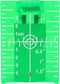 Laser Level Target Plate Double Scale Cross Line Laser Level Meter,Foldable Magnetic Floor Laser Target Card Plate(Green)...