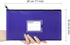 4 Pack Bank Deposit Money Bag, Heavy Duty Leatherette Security Zipper Wallet with Clear Window, Coin Bag, Cash Bag, Tool Pouch, Assorted Colors (4...