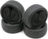 hobbysoul 4pcs RC 1/10 On Road Slick Tire Rubber Tyre Fit for 1:10 Touring Drift Car Wheel Rim …...