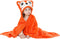 MICHLEY Baby Hooded Swaddling Blanket for Boys Girls, Animal Face Toddler Fall Winter Throw Blankets 0-3 Years(Fox)...
