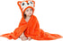 MICHLEY Baby Hooded Swaddling Blanket for Boys Girls, Animal Face Toddler Fall Winter Throw Blankets 0-3 Years(Fox)...