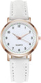 Classic Women's Wrist Watches with Easy-to-Read Luminous Dial, Quartz Movement and Leather Band - Vintage Small Face Round Watches for Ladies...