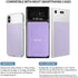 ID Card Holder for Back of Phone Leather Phone Wallet Stick On with Stand Flip Waterproof Leather Adhesive Wallet for Most Cellphones (Lavander)...