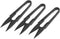 uxcell 3Pcs 4.1-inch Sewing Trimming Scissors Nipper Embroidery Thread Yarn Fishing Thread Beading Cutter Black...