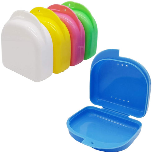 10PCS Orthodontic Container Case for Retainer Mouthguard Dentures...