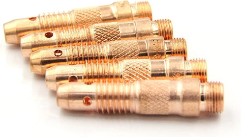TIG Collet Body 10N32 (3/32"&2.4mm Orifice) for TIG Welding Torch WP-17, 18 & 26 Series Consumables Collet Body 10Pcs...