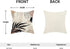 Mid Century Boho Pillow Covers 18x18 Set of 2, Modern Tropical Leaf Outdoor Decorations Throw Pillow Covers Bohemian Farmhouse Decorative Linen Cu...