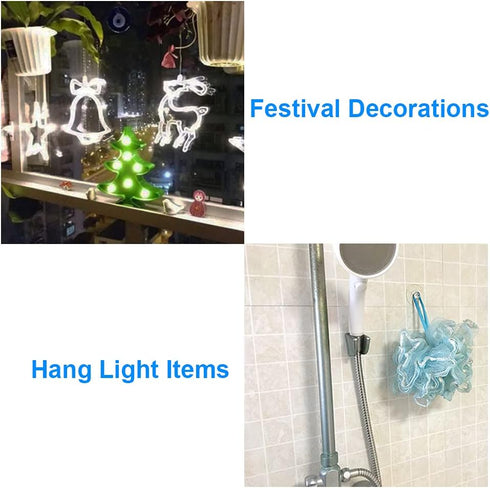 22 Pieces 0.8 inch Mini Clear Suction Cups for Glass, Without Hooks Without Holes, Plastic Sucker Pads for Festival Decoration Home Organization W...