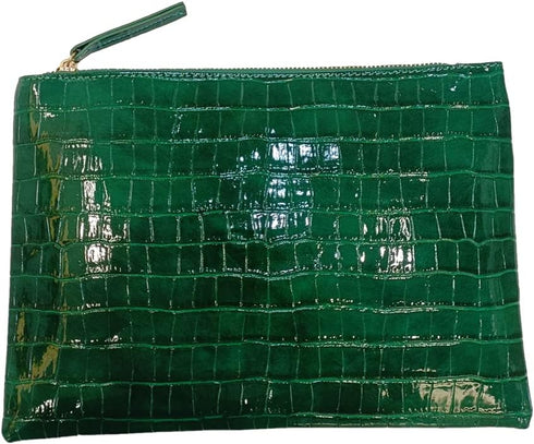 Women Envelope Clutch Purse Bag Fashion Crocodile Embossed PU leather Oversized Ladies Evening Party Clutches...