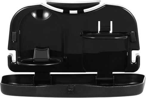 DOITOOL Car Headrest Seat Back Dining Table, Multi- Functional Foldable Car Seat Tray, Cup Holder Drink Pocket Food Tray Universal Liberate Your H...